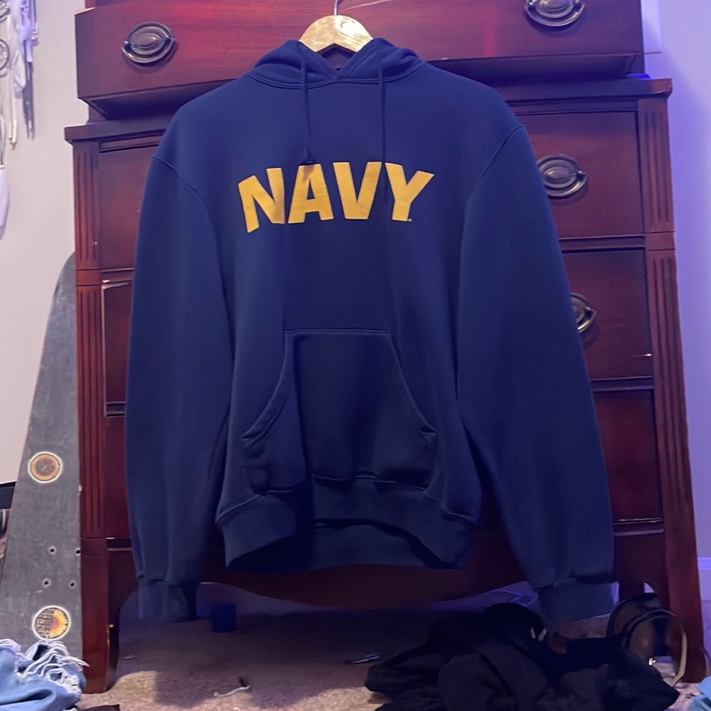 Navy hoodie